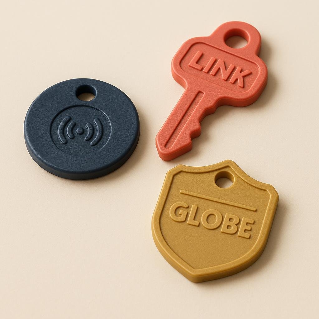 Custom moulded RFID tags in branded shapes